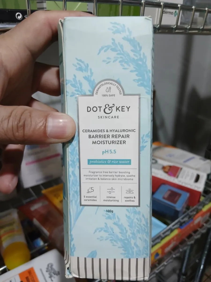 DOT & KEY CERAMIDES & HYALURONIC BARRIER REPAIR MOISTURIZER PH 5.5 100G
