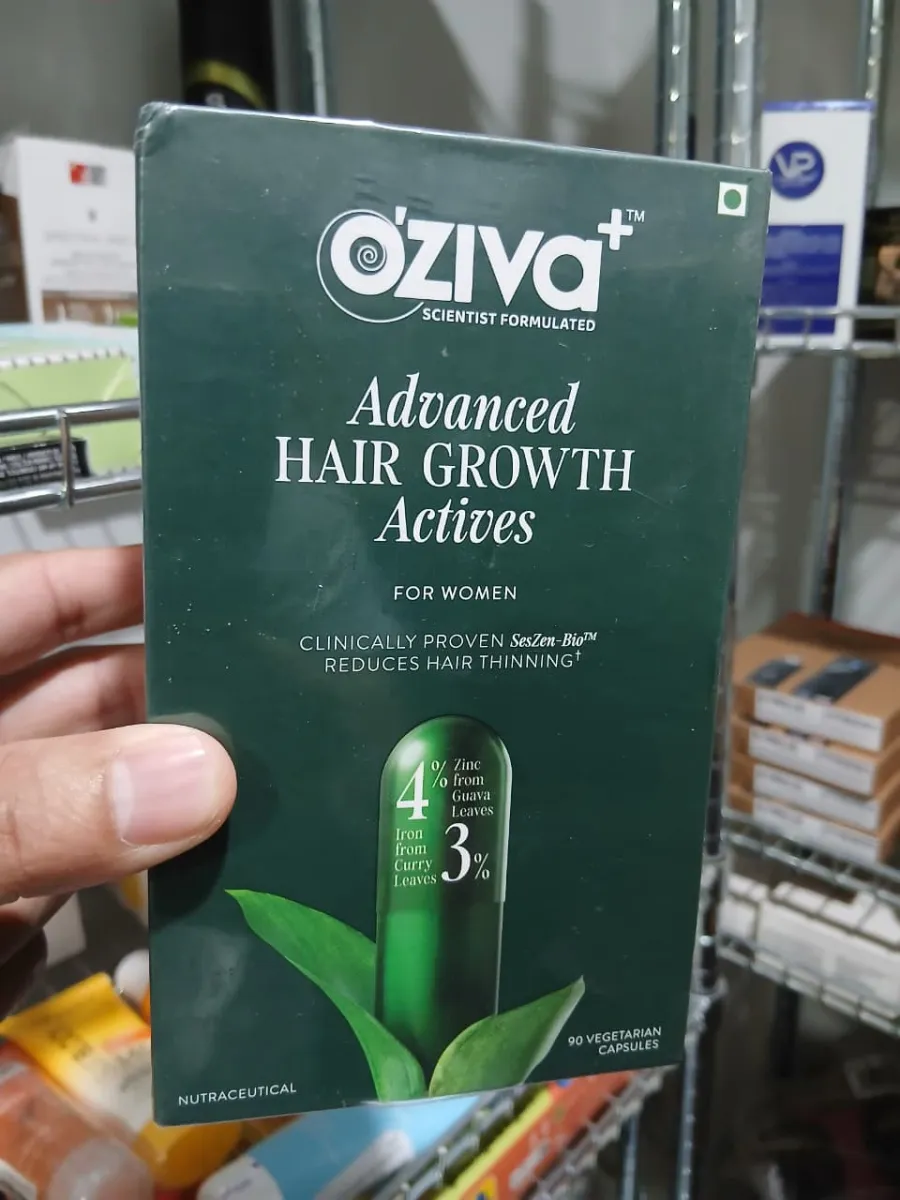 OZIVA+ ADVANCED HAIR GROWTH ACTIVES FOR WOMEN 90 CAPSULES