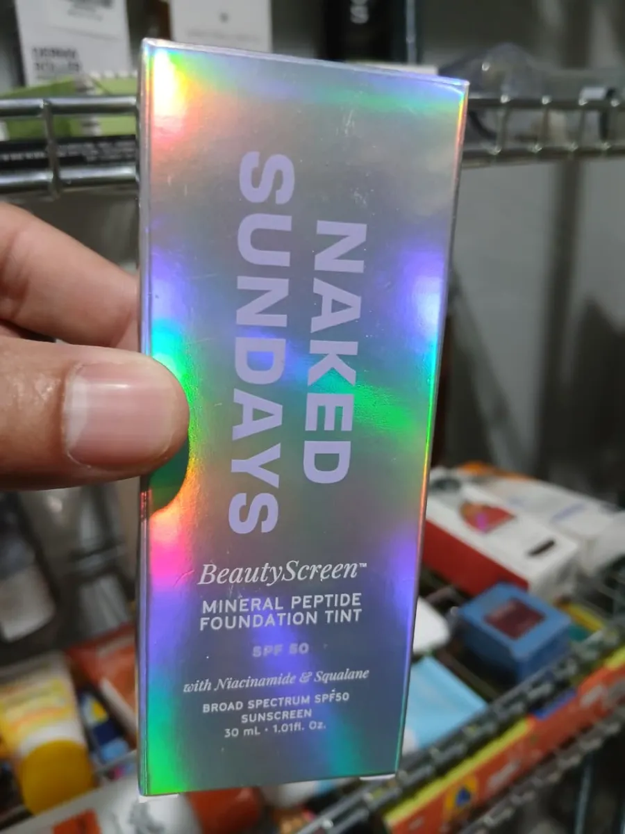 Naked Sundays BeautyScreen SPF 50 Mineral Peptide Foundation Tint, 2-in-1