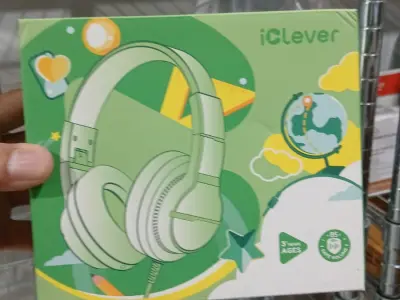 ICLEVER HEADPHONE VOLUME LIMITER 74/85DBA OVER-EAR BOYS WIRED HEADPHONES FOR KIDS - BLUE - photo 1