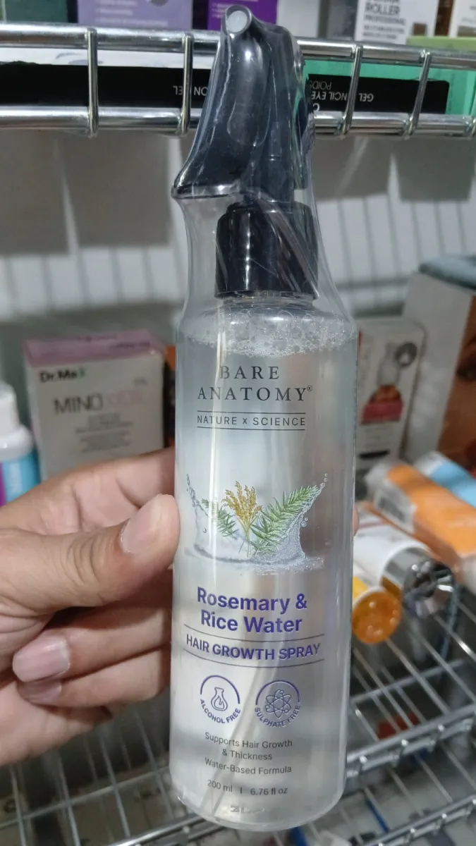 BARE ANATOMY NATURE X SCIENCE ROSEMARY WATER SPRAY FOR HAIR 200 ML