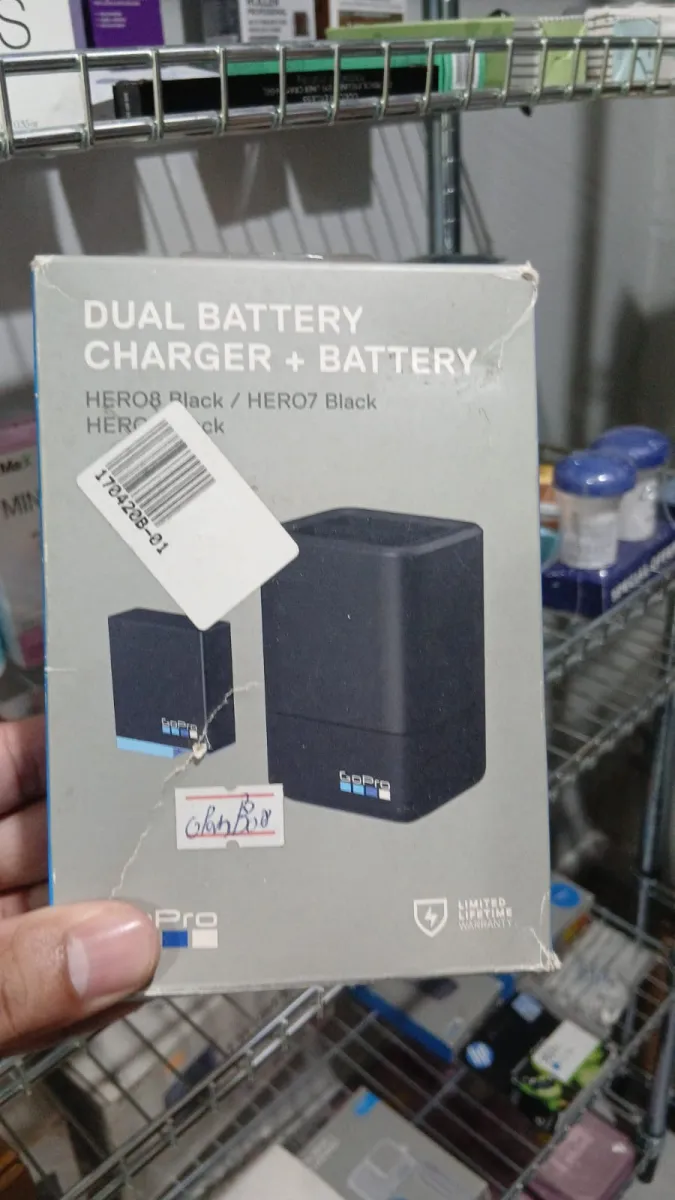 Used GoPro Dual Battery Charger For Hero 6/7/8 -  Black