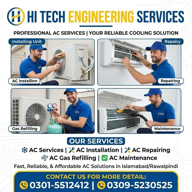 Ac installation ac service ac gas ac repairing in islamabd Rawalpindi