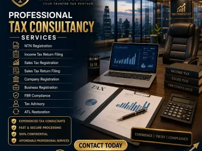 Sales Tax, Income Tax Return, Tax Consultant, FBR, Tax Filer, NTN,SEC - photo 5
