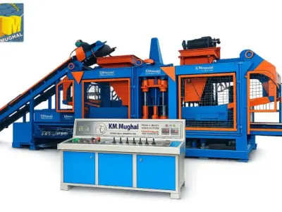 Concrete Block Making Machine | Automatic Paver Block & Fly Ash Brick Machine | KM MUGHAL - photo 1