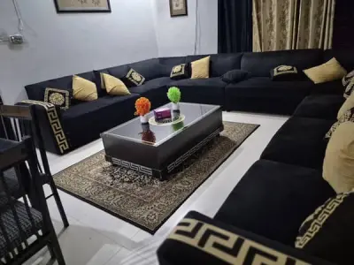Drawing room furniture  with cyrtain n with carpet n with small Dining - photo 2