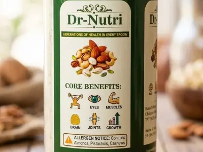 Dr nutri all nuts powder with oats and chickpeas