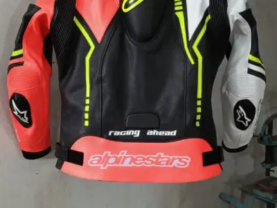 motorbik leather jacket - photo 1