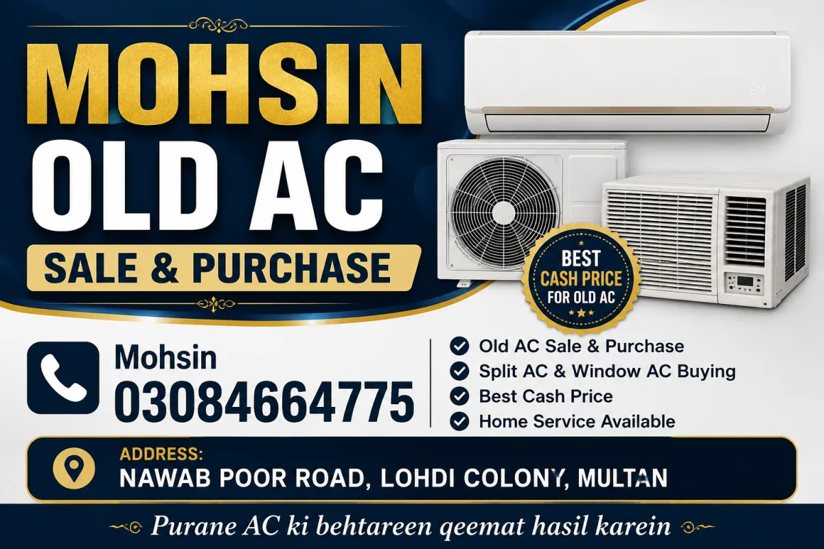 Sale your old ac 03084664775
