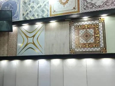 Pvc wallpanel-Fabric sheet-Wpc fluted panel-Wallpaper-Wooden flooring - photo 4