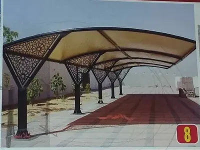 Tensile shades,car parking shades,double side parking shades - photo 2