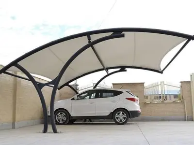 Tensile shades,car parking shades,double side parking shades - photo 3