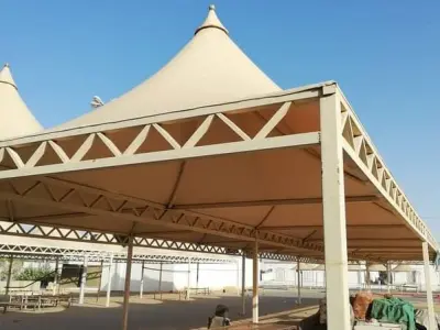 Tensile shades,car parking shades,double side parking shades - photo 8