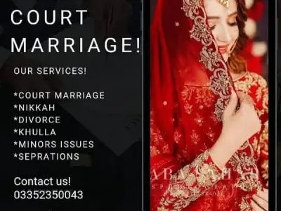 Court Marriage Rs. 8000 Nikkah Mufti Family Lawyer Nadra certifi docum - photo 2