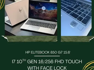 Hp Elitebook 850 G7 15.6'' i7 10th gen 16GB Ram Touch Laptop for sale