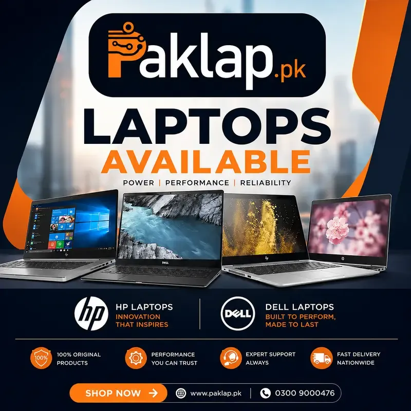 Laptops HP Core i5 i7 SSD Best Price Karachi