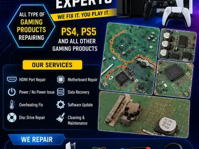 PS4, PS5, Xbox & Nintendo Switch Repair | Controller Repair | Gujrat