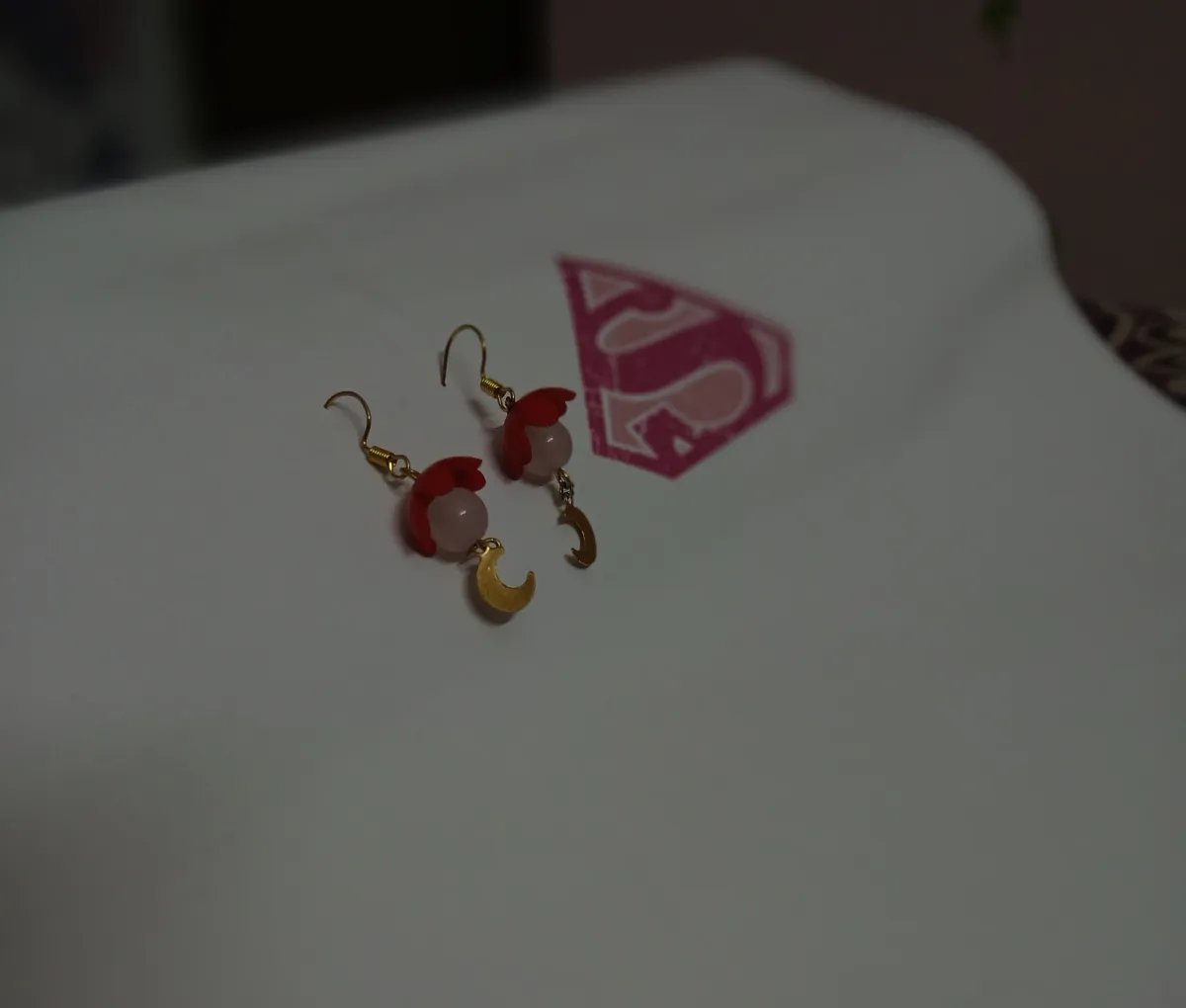 Moon blossom earings