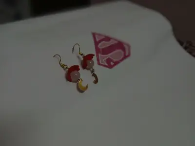 Moon blossom earings